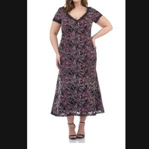 NWT JS Collection Embroidered Sheath Dress 18W